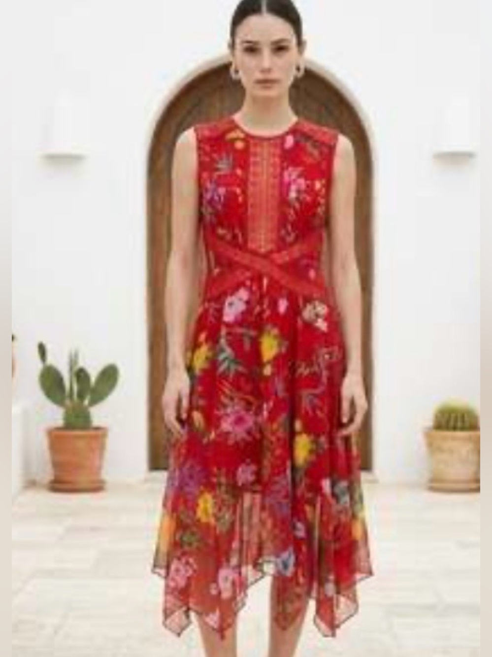 TADASHI SHOJI red dress